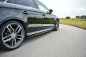 Preview: Maxton Seitenschweller Ansatz für V.1 für Audi S3 / A3 S-Line 8V / 8V FL Limousine schwarz Hochglanz AU-S3-3F-S-SD1-G