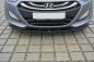Preview: Maxton Front Ansatz für Hyundai i30 mk.2 schwarz Hochglanz HY-I30-2-FD1-G