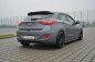 Preview: Maxton Mittlerer Diffusor Heck Ansatz für Hyundai i30 mk.2 schwarz Hochglanz HY-I30-2-RD1-G