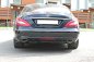 Preview: Maxton Diffusor Heck Ansatz für Mercedes CLS C218 schwarz Hochglanz ME-CLS-218F-RS1-G