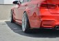 Preview: Maxton Heck Ansatz Flaps Diffusor V.1 für BMW M3 F80 schwarz Hochglanz BM-3-80-M-RSD1-G