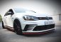 Preview: Maxton Front Ansatz für VW GOLF Mk7 GTI CLUBSPORT schwarz Hochglanz VW-GO-7-GTI-CS-FD1-G