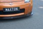 Preview: Maxton Front Ansatz für NISSAN 350Z schwarz Hochglanz NI-350-FD1-G