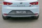 Preview: Maxton Diffusor Heck Ansatz für Seat Leon III Cupra schwarz Hochglanz SE-LE-3-CU-RS1-G