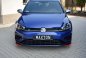 Preview: Maxton Front Ansatz für V.8 VW Golf 7 R / R-Line Facelift schwarz Hochglanz VW-GO-7F-R-FD8-G