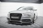 Preview: Maxton Front Ansatz V.3 Audi S5 / A5 S-Line Coupe / Sportback 8T Facelift schwarz Hochglanz AU-S5-1F-FD1-G