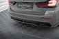 Preview: Maxton Mittlerer Cup Diffusor Heck Ansatz BMW 5er G30 / G31 Facelift schwarz Hochglanz BM-5-G31F-RD1G+RD2-G