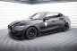 Preview: Maxton Seitenschweller Ansatz V.3 CSL Look BMW M3 Limousine / Touring G80 / G81 schwarz Hochglanz BM-3-G80-M-SD3-G