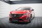 Preview: Maxton Front Ansatz V.1 Peugeot 308 Mk3 schwarz Hochglanz PE-308-3-SW-FD1-G