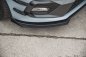 Preview: Maxton Racing Front Ansatz für passend für + Front Stoßstangen Racing Flaps passend für Ford Fiesta Mk8 ST / ST-Line schwarz Hochglanz FOFI8STCNC-FD1B+FSF1-G