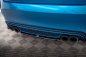 Preview: Maxton Mittlerer Diffusor Heck Ansatz für BMW X6 M F86 schwarz Hochglanz BM-X6-F86-M-RD1-G