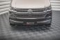 Preview: Maxton Front Ansatz V.1 für Volkswagen T6 Facelift schwarz Hochglanz VW-T6F-FD1-G