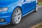 Preview: Maxton Seitenschweller Ansatz für Audi S4 / A4 / A4 S-Line B8 / B8 FL schwarz Hochglanz AU-A4-B8-SD1-G