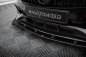 Preview: Maxton Street Pro Front Ansatz + Flaps Mercedes-Benz A AMG-Line W176 Facelift schwarz Hochglanz MEA176FAMGLINECNC-FD1BRB+FSF1-G