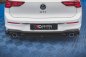 Preview: Maxton Mittlerer Diffusor Heck Ansatz für Volkswagen Golf 8 GTI schwarz Hochglanz VW-GO-8-GTI-RD1-G