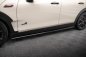 Preview: Maxton Seitenschweller Ansatz für Mini Cooper Clubman John Cooper Works F54 Facelift schwarz Hochglanz MC-CM-2F-JCW-SD1-G