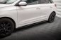 Preview: Maxton Seitenschweller Ansatz für Hyundai I20 Mk2 Facelift schwarz Hochglanz HY-I20-2F-SD1-G