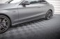 Preview: Maxton Street Pro Seitenschweller Ansatz + Flaps Mercedes-AMG C43 Coupe / Cabrio C205 Facelift / A205 Facelift schwarz Hochglanz MEC205F43CCNC-SD1BRB+SF1-G
