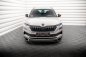 Preview: Maxton Front Ansatz für Skoda Karoq Sportline Mk1 Facelift schwarz Hochglanz SK-KA-1F-SL-FD1G+FD1R-G