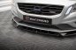 Preview: Maxton Front Ansatz V.1 für Volvo S60 R-Design Mk2 schwarz Hochglanz VO-S60-2-RDESIGN-FD1-G