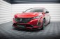 Preview: Maxton Front Ansatz V.2 Peugeot 308 Mk3 schwarz Hochglanz PE-308-3-SW-FD2-G