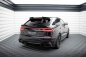 Preview: Maxton Unterer HeckSpoiler CAP Abrisskante 3D Audi Q8 / RSQ8 / SQ8 / Q8 S-Line Mk1 schwarz Hochglanz AU-RSQ8-1-CAP4-G