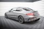 Preview: Maxton Hintere Seiten Flaps Mercedes-AMG C43 Coupe / Cabrio C205 Facelift / A205 Facelift schwarz Hochglanz MEC205F43CCNC-RSF1-G