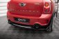 Preview: Maxton Mittlerer Cup Diffusor Heck Ansatz Mini Cooper Countryman R60 Facelift schwarz Hochglanz MC-CO-1-RD1-G