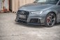 Preview: Maxton Racing Front Ansatz für passend +Flaps für Audi RS3 8V Sportback schwarz Hochglanz AURS38VCNC-FD3B+FSF1-G