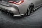 Preview: Maxton Heck Ansatz Flaps Diffusor V.3 CSL Look BMW M4 G82 schwarz Hochglanz BM-4-G82-M-RSD3-G