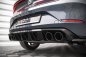 Preview: Maxton Diffusor Heck Ansatz für + Endschalldampfer Sportauspuff Attrappe Seat Leon FR Hatchback Mk4 SE-LE-4-FR-RS1G+CHROME