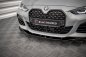 Preview: Maxton Front Ansatz V.3 für BMW 4er / i4 Gran Coupe M-Paket G26 schwarz Hochglanz BM-4-G26-MPACK-GC-FD3-G