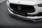 Preview: Maxton Front Ansatz V.2 Maserati Ghibli Mk3 Facelift schwarz Hochglanz MA-GH-1F-FD2-G