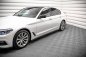 Preview: Maxton Seitenschweller Ansatz für BMW 5er G30 schwarz Hochglanz BM-5-G30-SD1-G