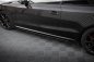 Preview: Maxton Street Pro Seitenschweller Ansatz + Flaps Audi A5 / A5 S-Line / S5 Coupe / Cabrio 8T / 8T Facelift schwarz Hochglanz AUS51CNC-SD1BRB+SF1-G