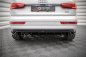 Preview: Maxton Mittlerer Diffusor Heck Ansatz DTM Look für Audi Q3 8U Facelift schwarz Hochglanz AU-Q3-1F-SLINE-RD1G+RD2-G