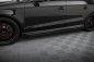 Preview: Maxton Side Flaps Audi RS3 Limousine 8V Facelift schwarz Hochglanz AURS38VFSCNC-SF1-G