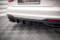 Preview: Maxton Diffusor Heck Ansatz für Audi A4 B9 Facelift schwarz Hochglanz AU-A4-B9F-RS1-G