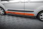 Preview: Maxton Seitenschweller Ansatz Ford Transit Courier Mk1 schwarz Hochglanz FO-TR-COU-1-SD1-G