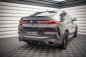 Preview: Maxton Mittlerer Diffusor Heck Ansatz DTM Look für V.2 BMW X6 M-Paket G06 schwarz Hochglanz BM-X6-06-MPACK-RD3G+RD4-G