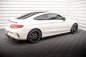 Preview: Maxton Seitenschweller Ansatz für Mercedes-Benz C Coupe AMG-Line C205 Facelift schwarz Hochglanz ME-C-205F-AMGLINE-C-SD1-G