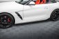 Preview: Maxton Seitenschweller Ansatz BMW Z4 M40i / M-Paket G29 Facelift schwarz Hochglanz BM-Z4-29F-M-SD1-G