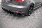 Preview: Maxton Street Pro Heck Ansatz Flaps Diffusor für Audi S3 Sportback 8V Facelift AUS33FSBCNC-RSD1BRB