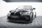 Preview: Maxton Front Ansatz V.4 CSL Look BMW M3 Limousine / Touring G80 / G81 schwarz Hochglanz BM-4-G82-M-FD4-G