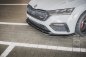 Preview: Maxton Front Ansatz V.1 für Skoda Octavia RS Mk4 schwarz Hochglanz SK-OC-4-RS-FD1-G