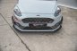 Preview: Maxton Racing Front Ansatz für passend für + Front Stoßstangen Racing Flaps passend für Ford Fiesta Mk8 ST / ST-Line schwarz Hochglanz FOFI8STCNC-FD1B+FSF1-G