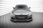 Preview: Maxton Street Pro Front Ansatz + Flaps Audi TT S / S-Line 8S schwarz Hochglanz AUTT3SLINECNC-FD1BRB+FSF1-G