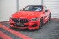 Preview: Maxton Front Ansatz V.2 für BMW 8 Coupe G15 / 8 Gran Coupe M Paket G16 schwarz Hochglanz BM-M850-G15-FD2-G