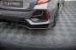 Preview: Maxton Mittlerer Diffusor Heck Ansatz DTM Look für Honda Civic Sport Mk 10 Facelift schwarz Hochglanz HO-CI-10-SPORT-RSD1G+RD1-G