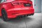 Preview: Maxton Diffusor Heck Ansatz für Audi S3 Limousine 8V schwarz Hochglanz AU-S3-3-S-RS1-G